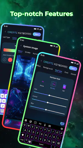 Led Keyboard - Neon Themes screenshot