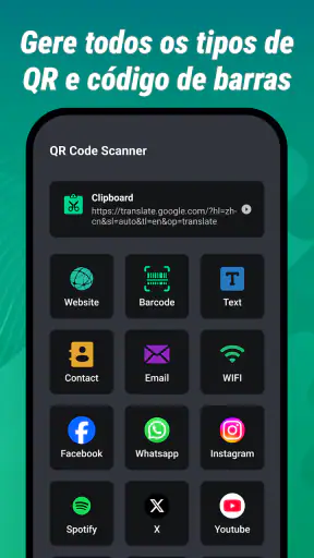 Leitor de código QR screenshot
