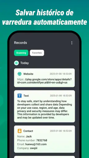 Leitor de código QR screenshot