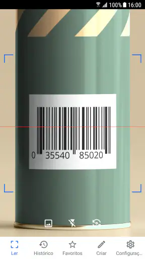 Leitor de código QR, de barras screenshot
