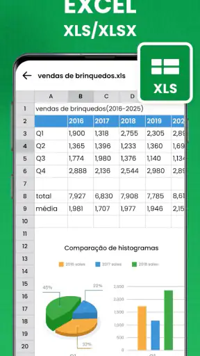 Leitor de documentos: PDF, DOC screenshot