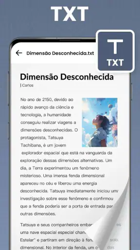 Leitor de documentos: PDF, DOC screenshot