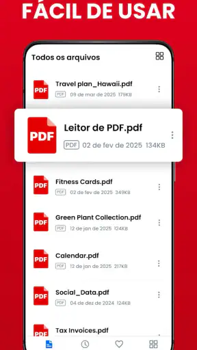 Leitor de PDF & Visualizador screenshot