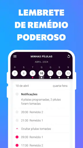 Lembrete de remédio screenshot