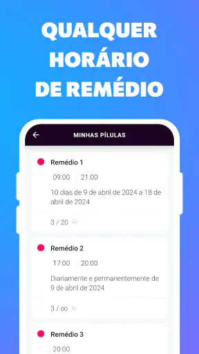 Lembrete de remédio screenshot