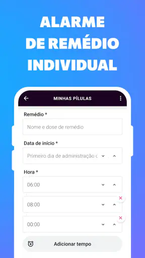 Lembrete de remédio screenshot