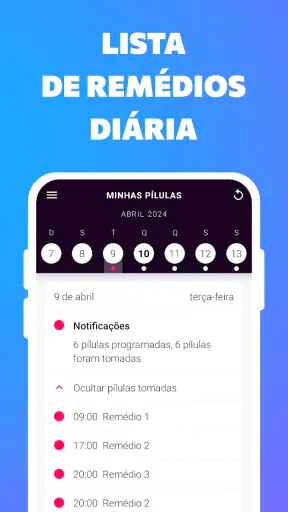 Lembrete de remédio screenshot