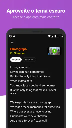 Letras - Letras de músicas screenshot