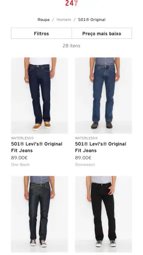 Levi's 247 screenshot
