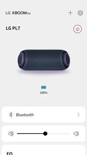 LG XBOOM screenshot