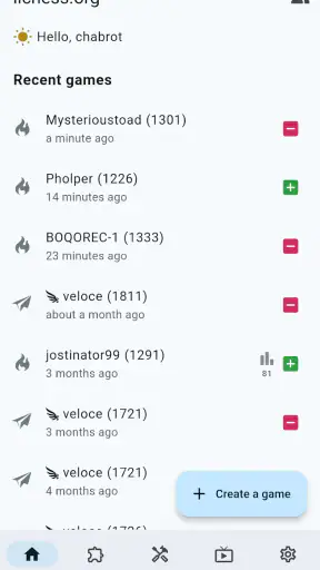 Lichess beta screenshot