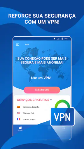 Limpeza Cleaner VPN Antivirus screenshot