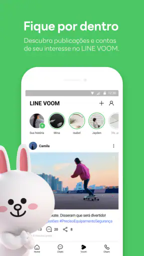 LINE: Chamadas & Mensagens screenshot