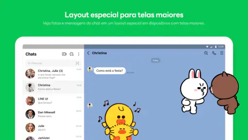 LINE: Chamadas & Mensagens screenshot