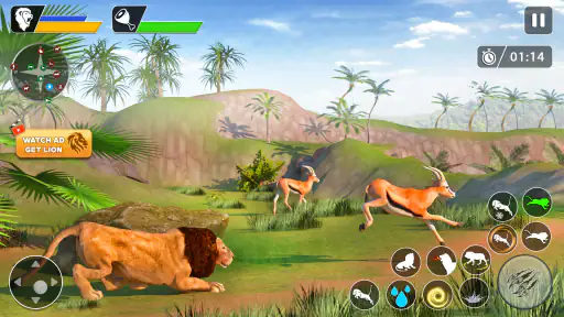 Lion Games Animal Simulator 3D screenshot