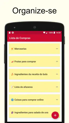 Lista de compras screenshot