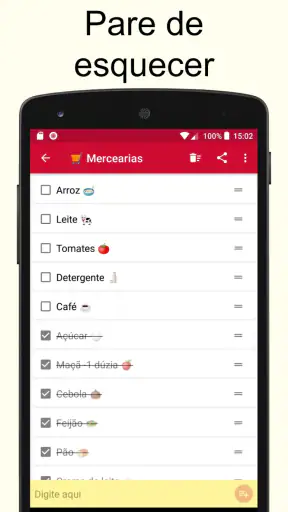 Lista de compras screenshot