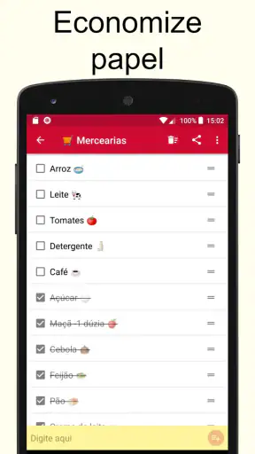 Lista de compras screenshot