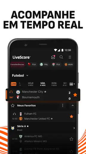 LiveScore: Resultados Futebol screenshot