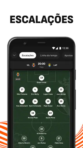 LiveScore: Resultados Futebol screenshot