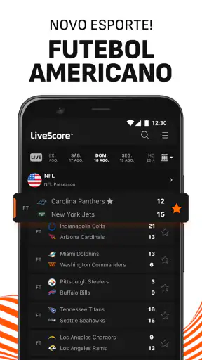 LiveScore: Resultados Futebol screenshot