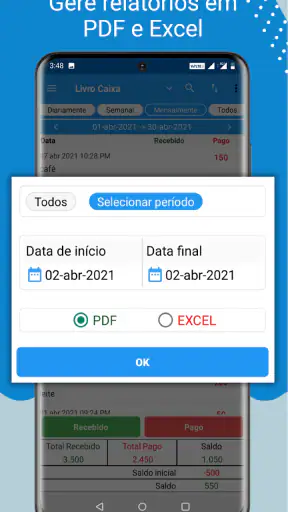 Livro Caixa- despesas diarias screenshot