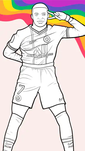 Livro para Colorir de Futebol screenshot