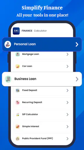 Loan Calculadora de EMI screenshot