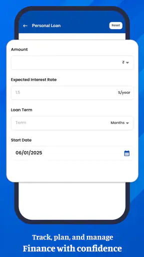 Loan Calculadora de EMI screenshot