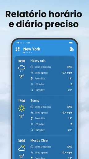 Local Weather:Previsão ao vivo screenshot