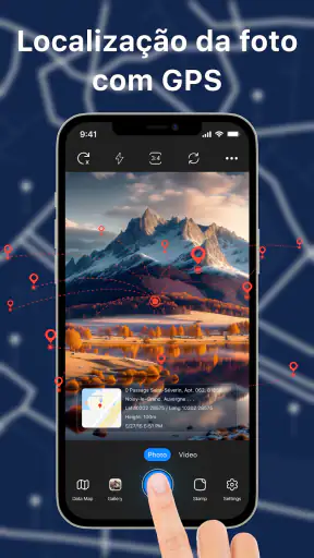 Localizador Câmera com GPS screenshot
