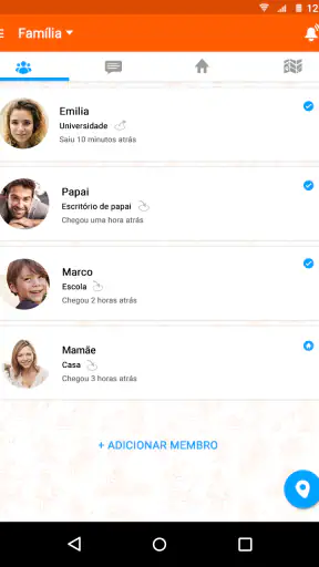 Localizador de Família Familo screenshot