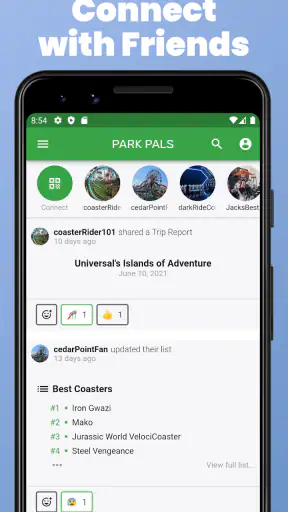 LogRide - Theme Park Database screenshot