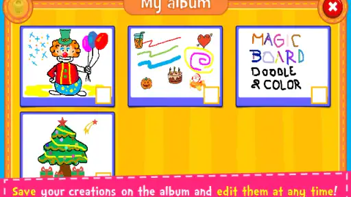 Lousa Magica  Tirar e Colorir screenshot
