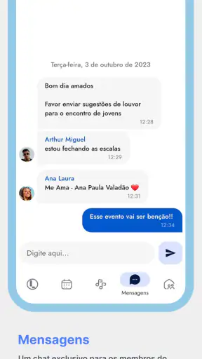 LouveApp - Ministérios screenshot