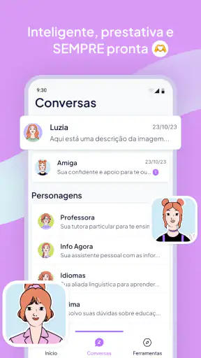 Luzia: Assistente Virtual IA screenshot