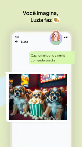 Luzia: Assistente Virtual IA screenshot