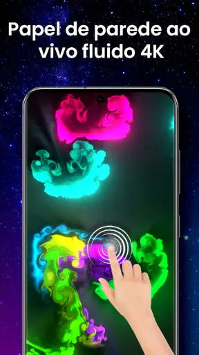 Magic Fluid: 4D Live Wallpaper screenshot
