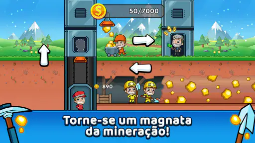 Magnata Minerador: Gold & Cash screenshot