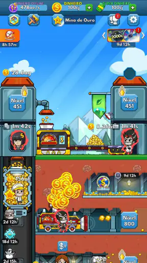Magnata Minerador: Gold & Cash screenshot