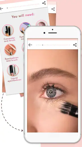 Makeup Tutorial de maquiagem screenshot
