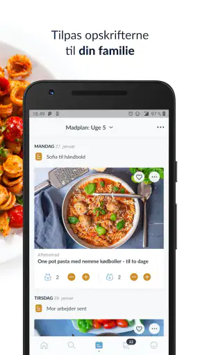 Mambeno: Nem og billig madplan screenshot