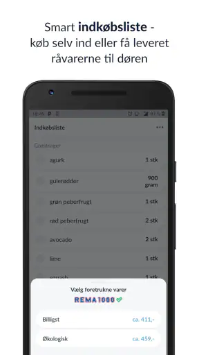 Mambeno: Nem og billig madplan screenshot