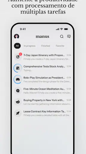 Manus AI screenshot