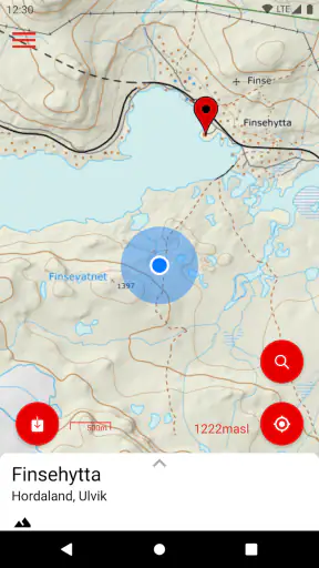 Mapa da Noruega screenshot