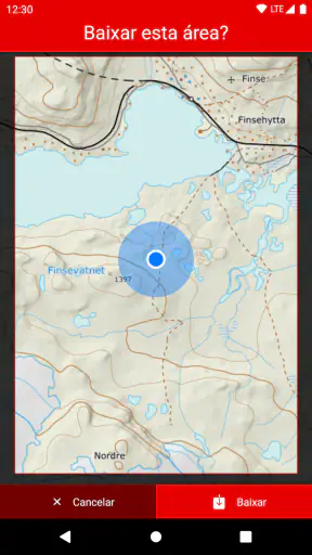 Mapa da Noruega screenshot