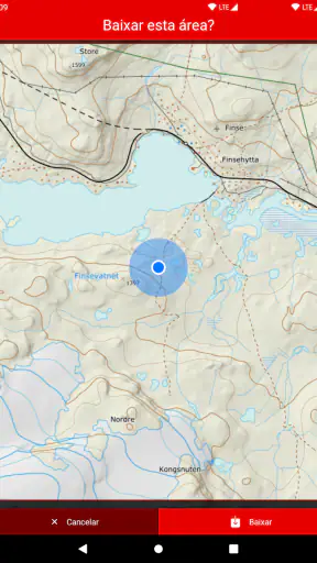 Mapa da Noruega screenshot