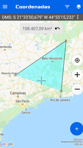 Mapa de Coordenadas GPS screenshot