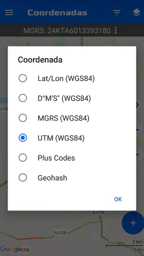 Mapa de Coordenadas GPS screenshot
