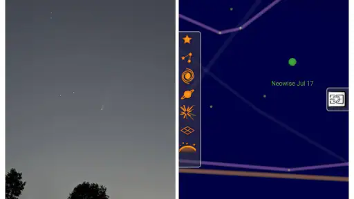 Mapa do céu screenshot